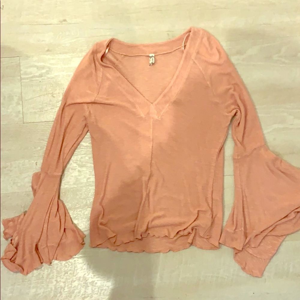 Free People Bell Sleeve Sweater